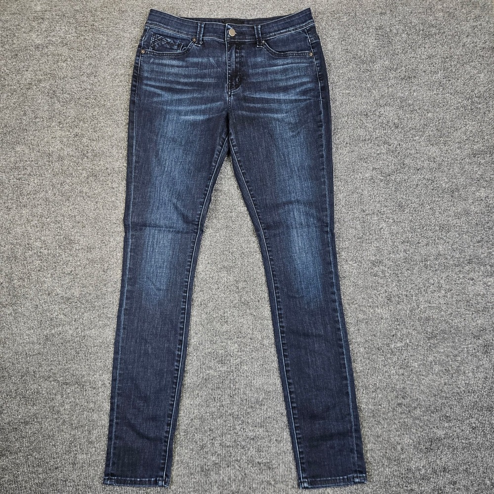 Buckle Black Fit No 76 Skinny Jeans Women's 30 Dark Wash Stretch Denim Mid Rise